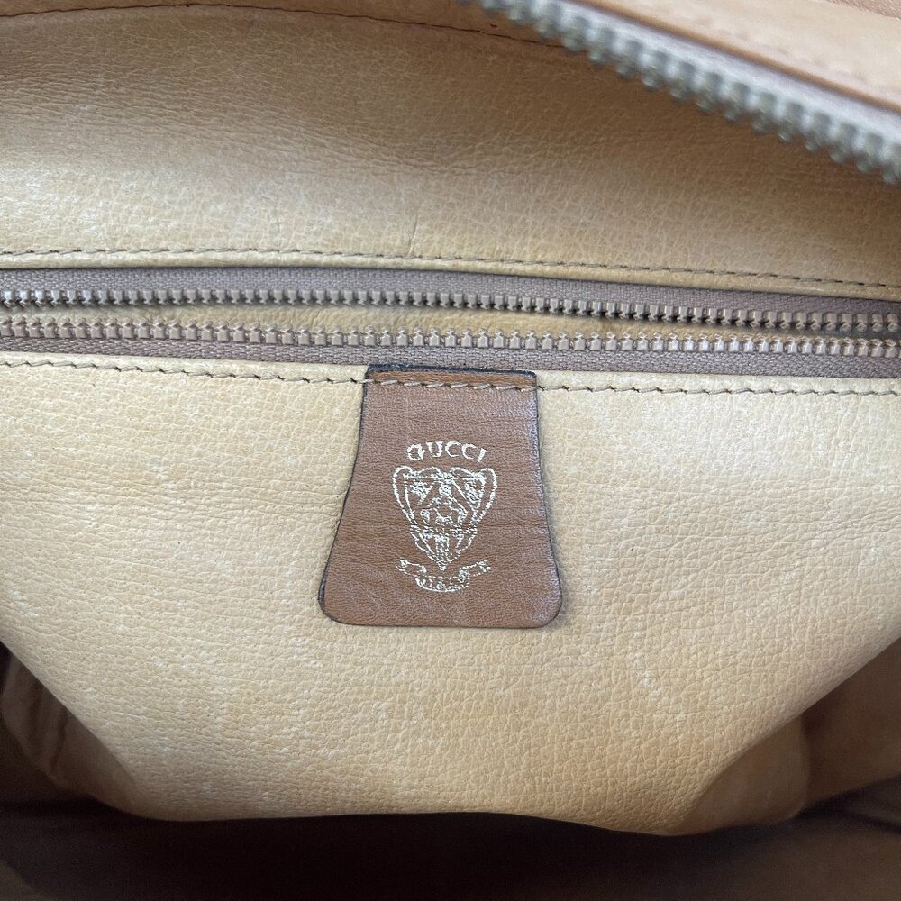 Gucci Micro GG Monogram canvas/leather vintage handbag - Picture 4 of 14